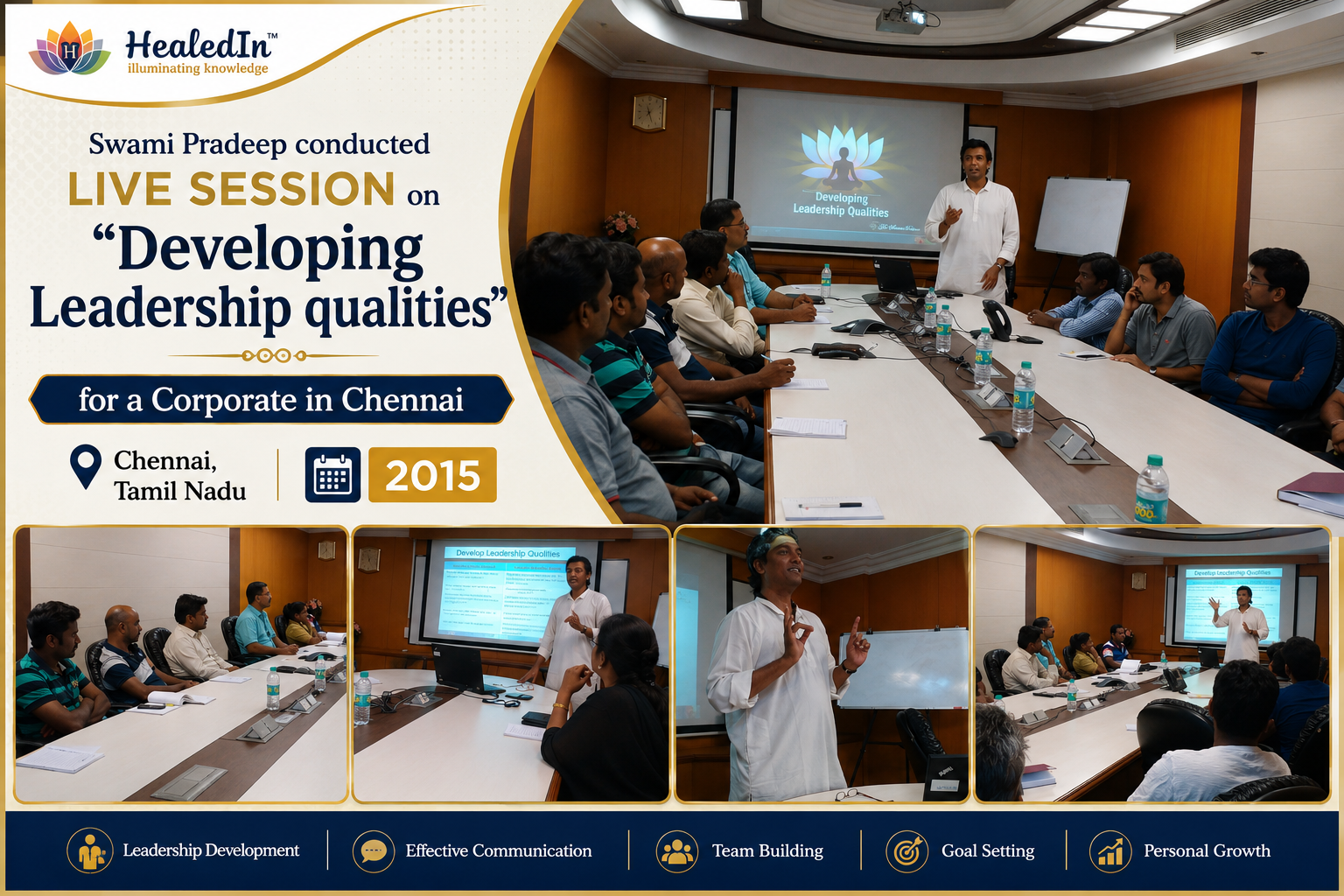 Corporate Leadership Development Session in Chennai (2015)