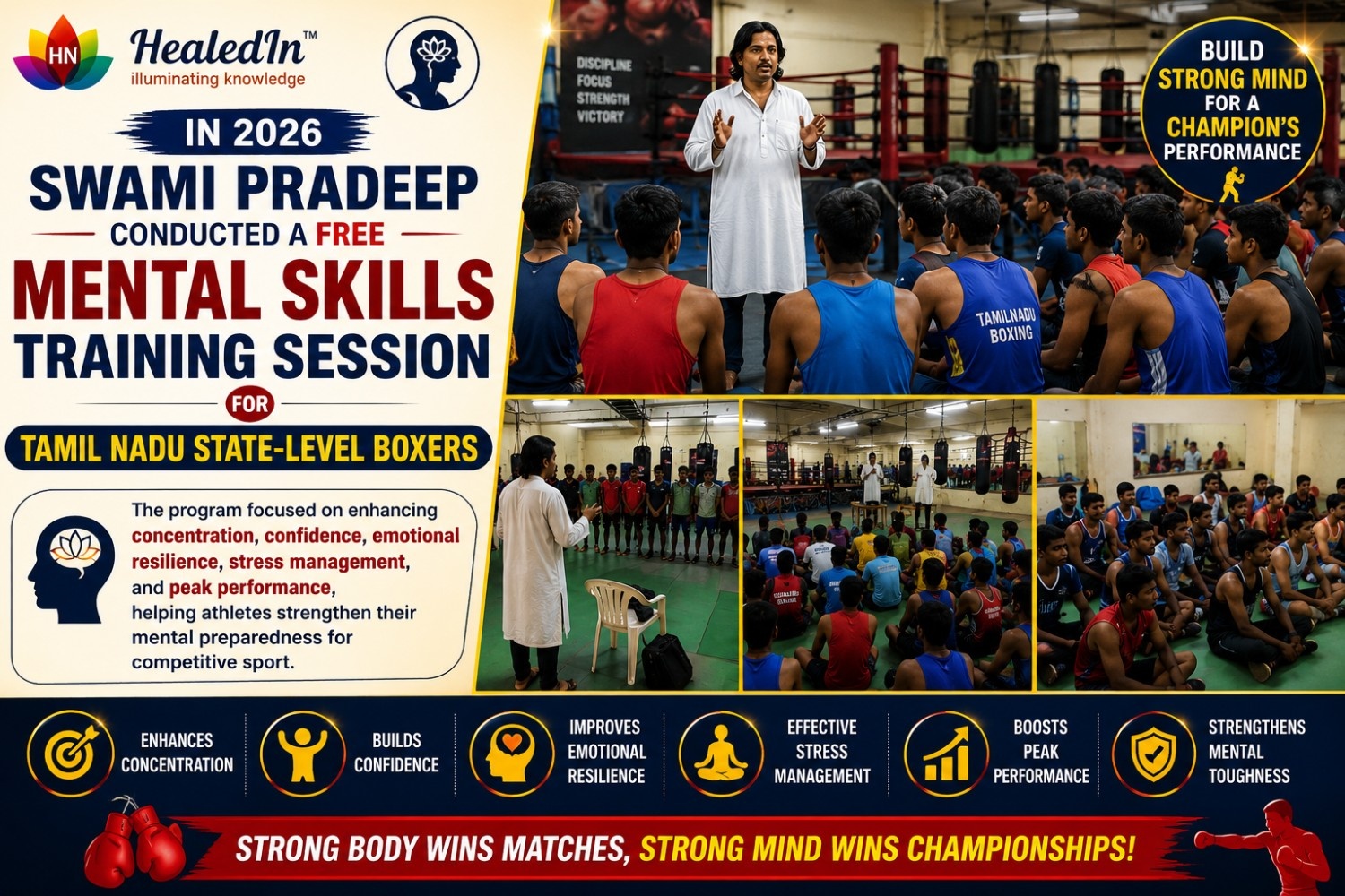 Mental Skills Training Session for State-Level Boxers (2026)