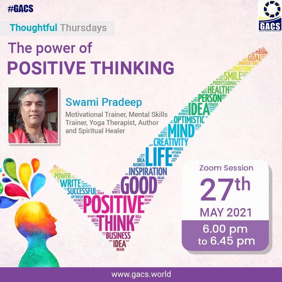 Live Online Training on Positive Thinking for GACS (2021)